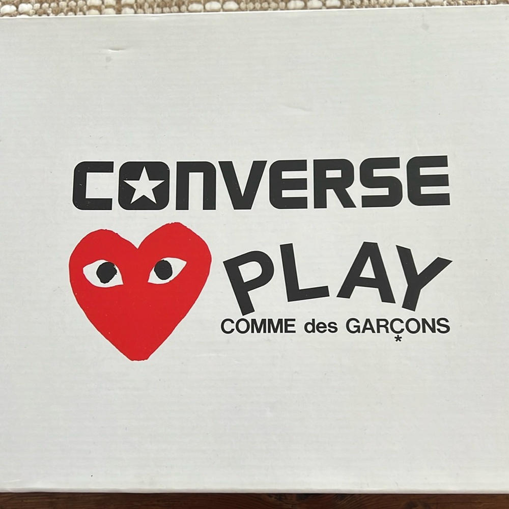 Amazing brand new converse comme de garçons!